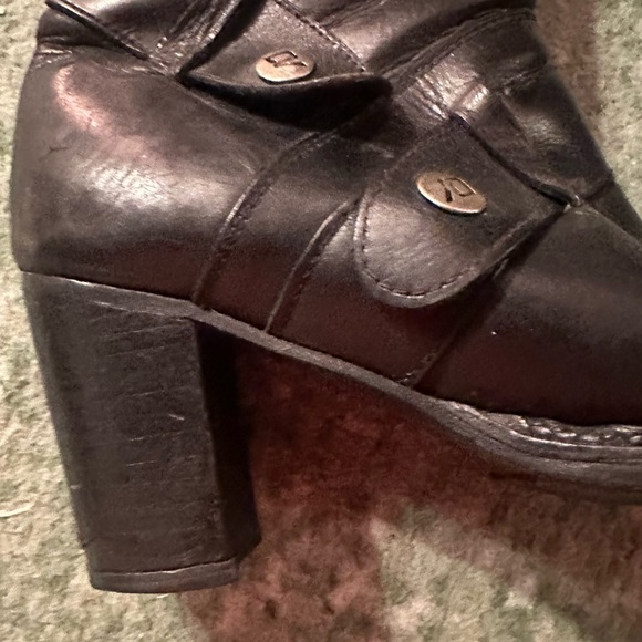 Vintage DESTROY Y2K Black Leather Boots. Motor. Rare. Iconic. - Picture 13 of 13